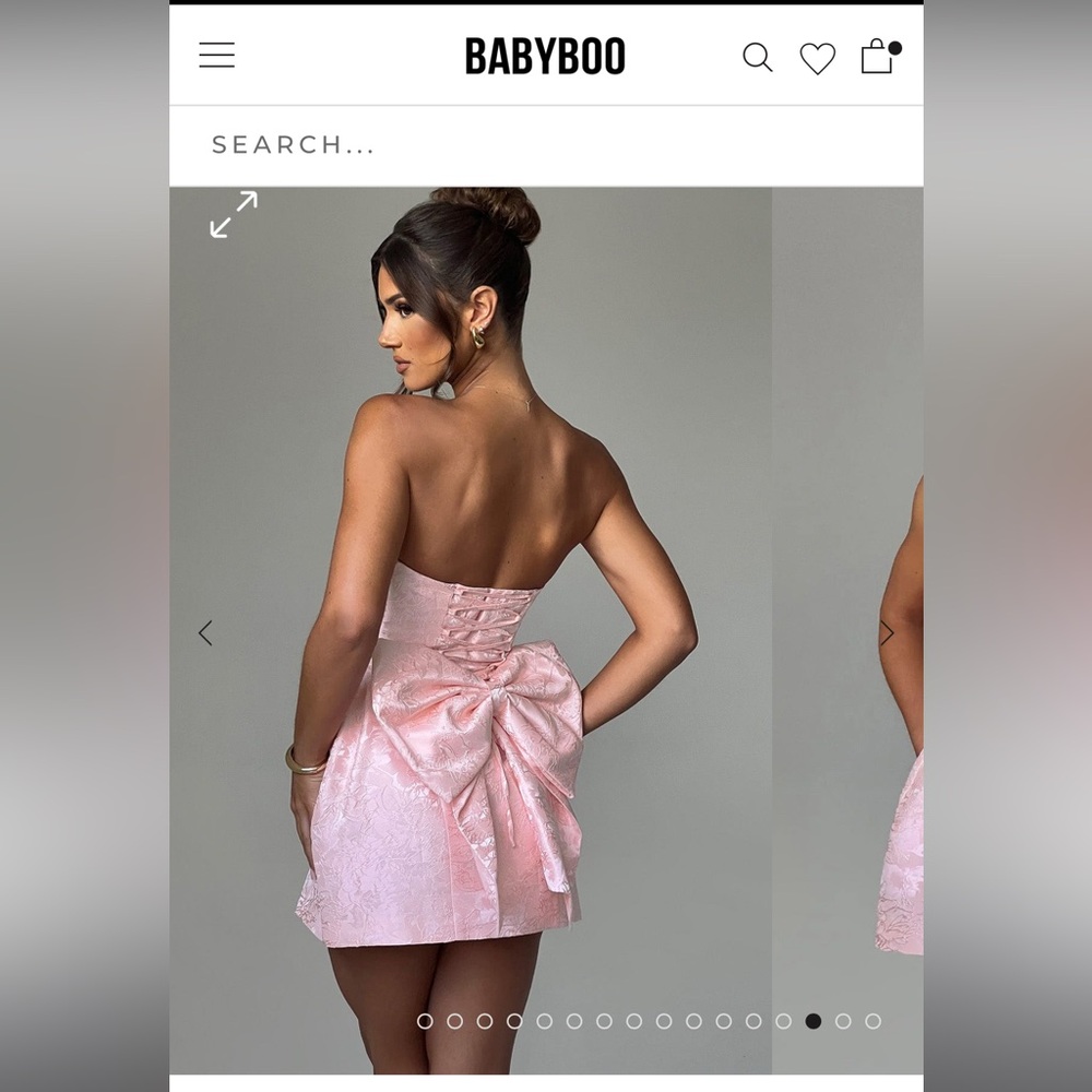 Baby Boo pink mini dress - Picture 1 of 5